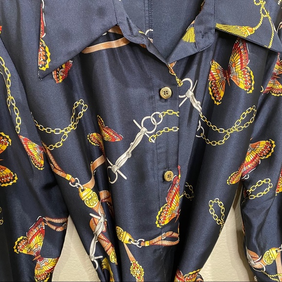 NWOT Zara chain print midi shirt SOLD!! - Picture 6 of 15